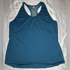Ictive Women's Size XXL Racerback Tank Top Teal Blue Sleeveless